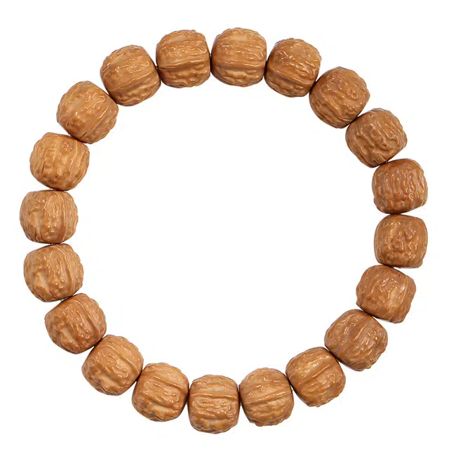 月印百川 雕刻蛤蟆背文玩手饰 轻奢小众盘玩手把件 新中式高级感素串 猴头核桃 手串 男女同款情侣款 礼盒装