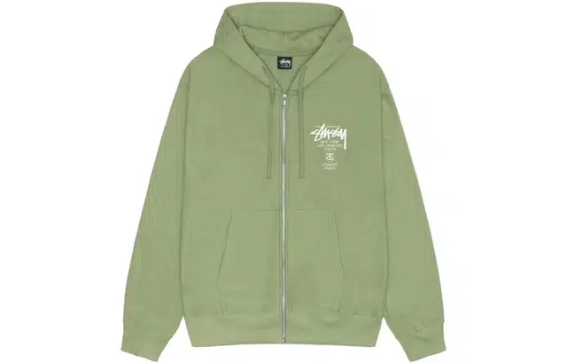 Stussy World Tour Zip Hoodie