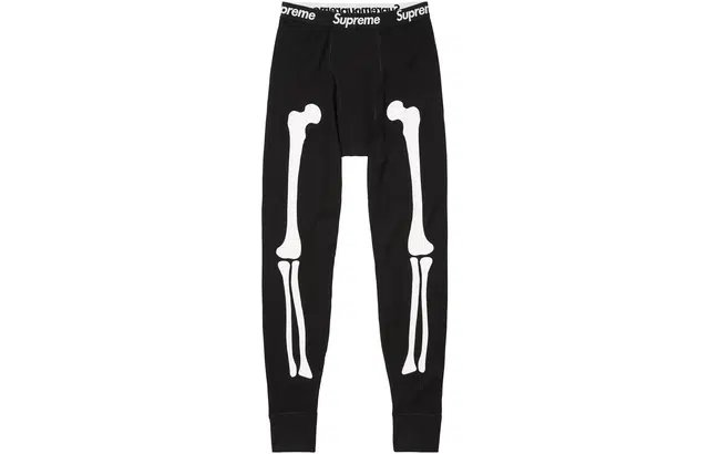 Supreme x HANES FW23 WEEK9 BONES THERMAL CREW