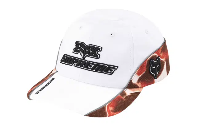 Supreme x Fox Racing 6-Panel White