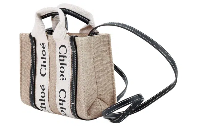 Chloe Woody Mini Logo Tote