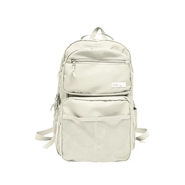 德力熊 双肩包韩版百搭轻便复合包面料情侣男女通用 大号 多色