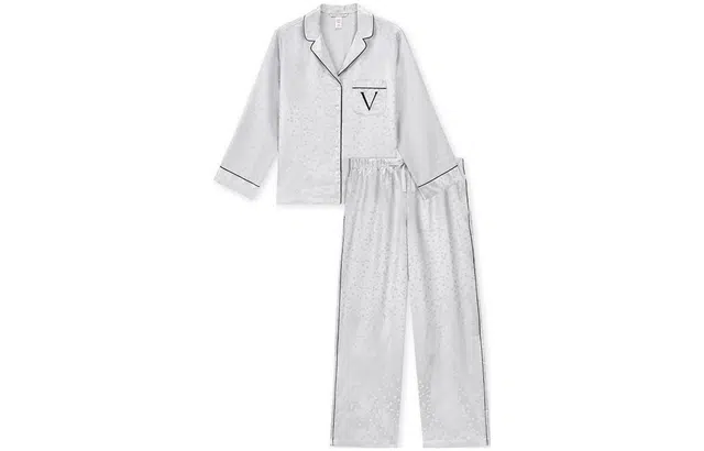 Victoria's Secret Moonlight Silk Pajama Set
