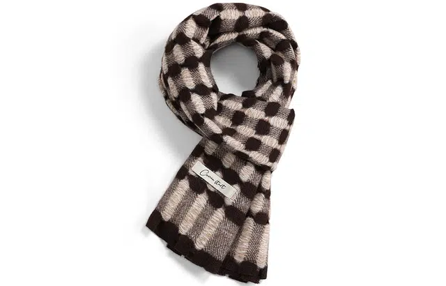 优幽兰 针织加厚护脖子防风防寒保暖氛围感 绒线围巾 女款