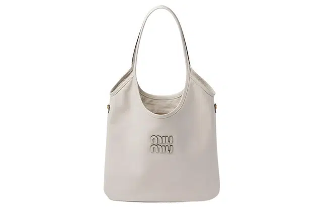 Miu Miu Tote Bag Chalk White