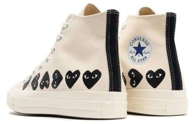 Comme des Garons Play x Converse 1970s