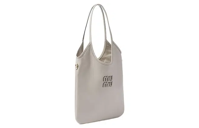 Miu Miu Tote Bag Chalk White