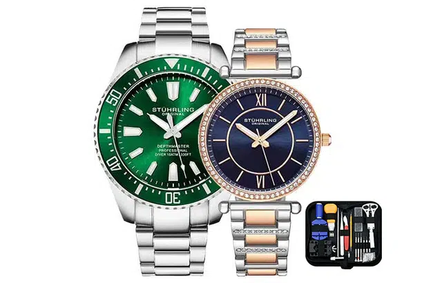 STUHRLING 42mm 3950a.3+3905.2