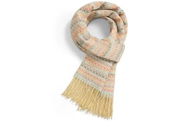 优幽兰 经典款加厚防风防寒保暖护脖休闲 绒线围巾 女款 礼盒装