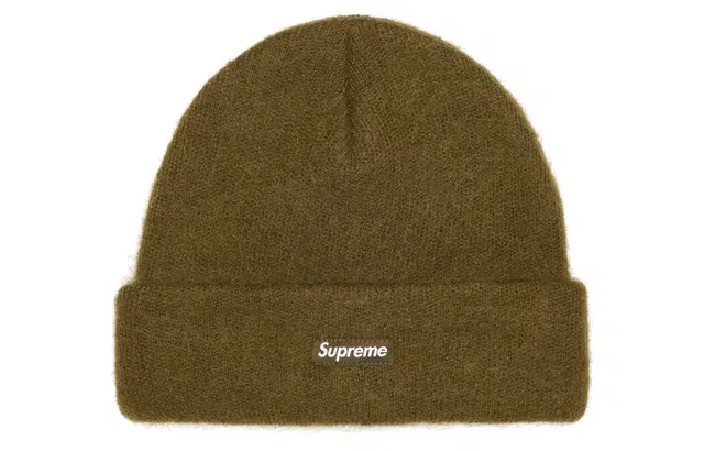 Supreme Week 9 Mohair Beanie Green