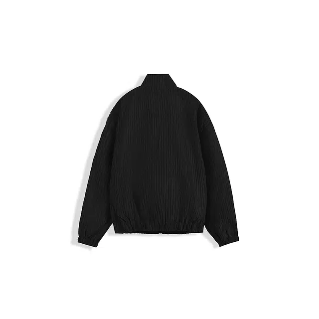 我是大卫 纯色灯芯绒港风复古棉服 男女同款