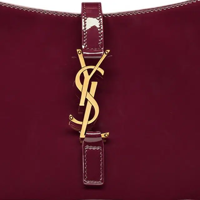 SAINT LAURENT YSL LE5A7 Logo Hobo