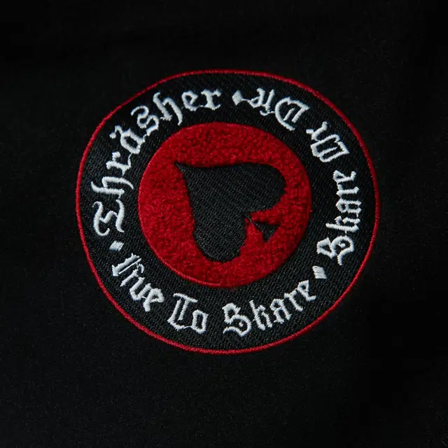 THRASHER 2023SMU SKATEGOAT VARSITY JACKET