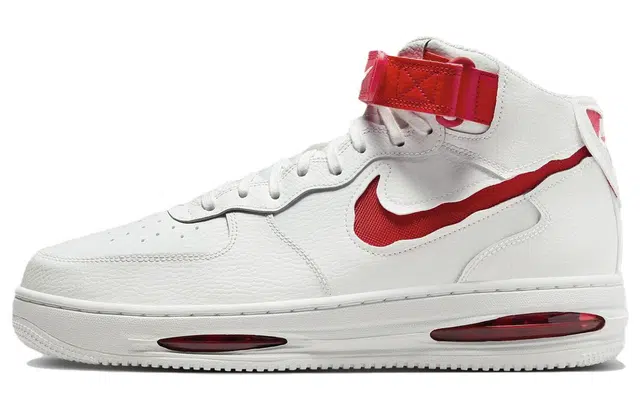 Nike Air Force 1 Mid White Red
