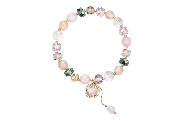 秦福炫 微笑晶珠精致高级感设计 猫眼石 手串 女款 彩色