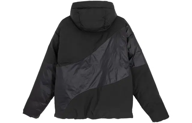 PUMA IG CAT Hooded Down Puffer Jacket Black