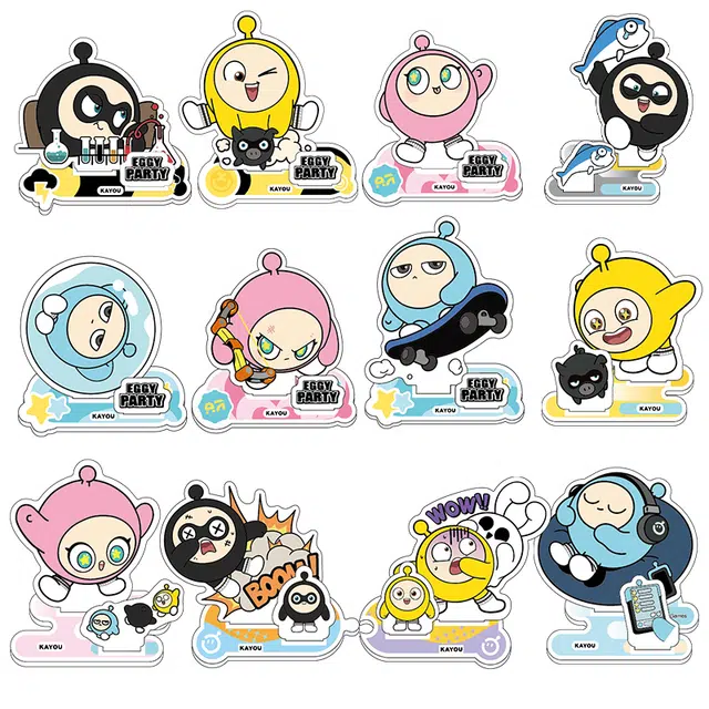 卡游 蛋仔派对立牌派对绘影奇趣版 亚克力立牌 卡牌周边