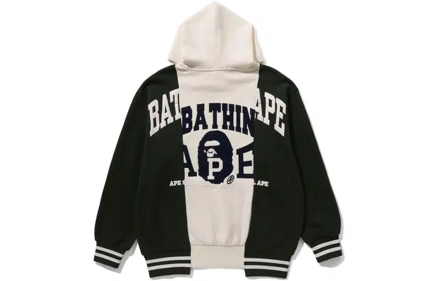 BAPE Color Blocking Pullover Hoodie