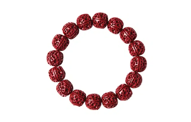 灵菲 精品级朱砂大核桃 高含量紫金砂 新中式佛珠文玩 平安转运  朱砂 玉石手 男女同款情侣款 朱砂 礼物送男女朋友 妈妈 生日送礼