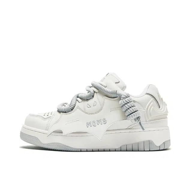 MQMS White Bat Sneaker