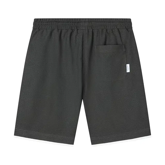 森马 字母刺绣拼接假两件设计抽绳直筒休闲短裤 男款