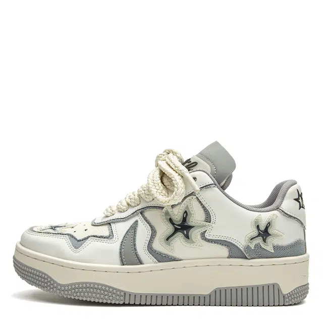 Youthloser Running Star Series White Grey