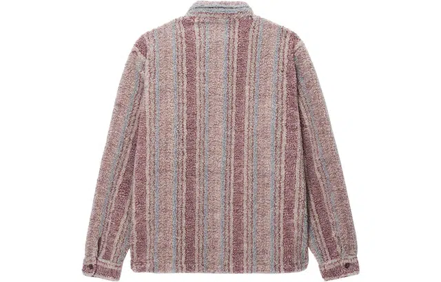 Stussy FW 23 Stripe Sherpa Shirt