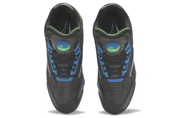 Reebok Retro Basketball Shoes Black Blue