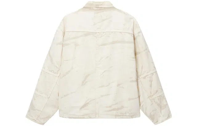 Stussy FW23 Shop Jacket White