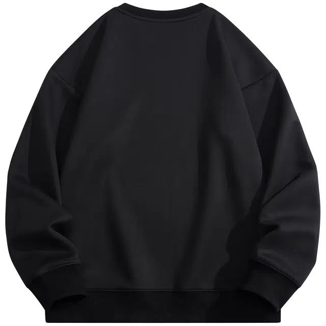 蜡笔小新 趣味运动小新字母印花休闲宽松套头圆领卫衣 男女同款