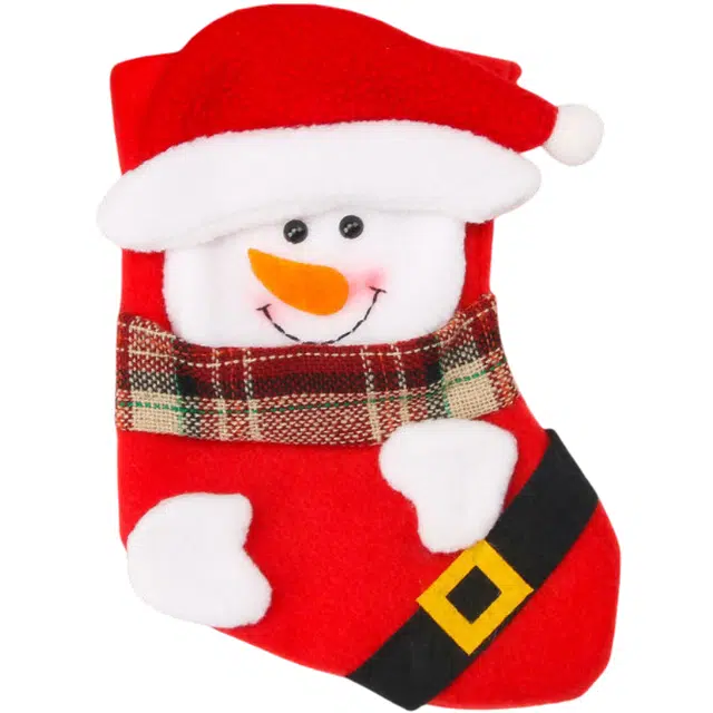 小牧马 圣诞袜大中小号 女生装饰品挂件 礼品袋儿童圣诞糖果袜子 玩偶周边