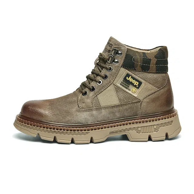 Jeep Martin Boots Khaki