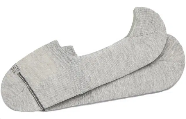 Zegna Grey Mlange Cotton Blend Socks 1