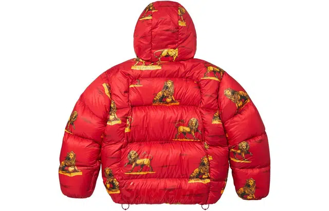 Supreme Featherweight Quilted Lion Hooded Down Jacket