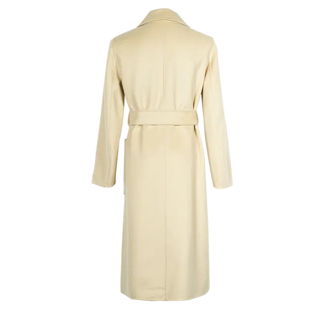 米思阳 纯色西装领长袖外套大衣 女款 黄色