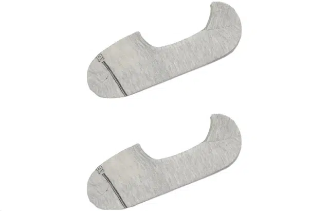 Zegna Grey Mlange Cotton Blend Socks 1