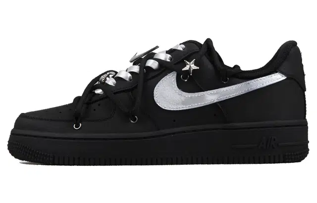 Nike Air Force 1 Low Black Silver