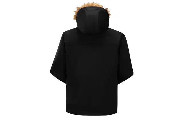探路者 纯色连帽加厚防风保暖羽绒服 男款