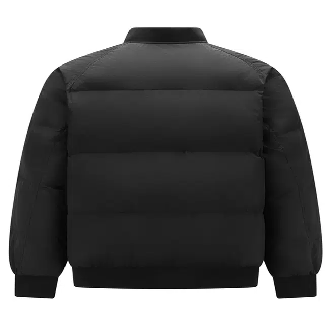 森马 保暖通勤风宽松棒球领羽绒服 男款