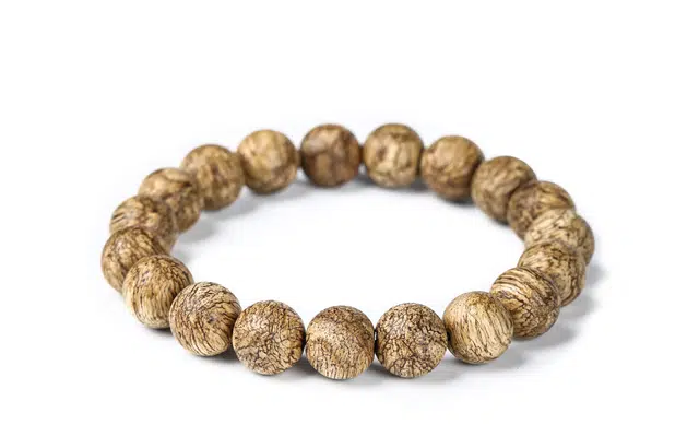 三檀小舍 国潮中式佛珠 龙鳞纹 吉祥招财转运文玩收藏 沉香木 木作手串 男女同款情侣款