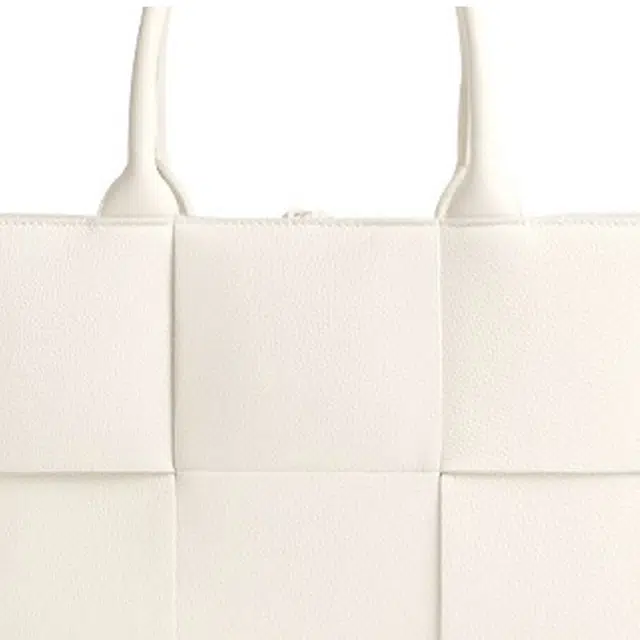 Bottega Veneta BV Woven Strapless Tote White