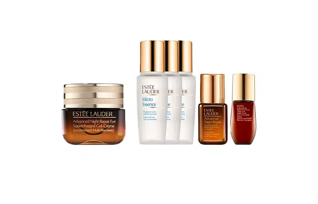 雅诗兰黛 高级夜间修护眼部凝胶套装 保湿滋润 六件套