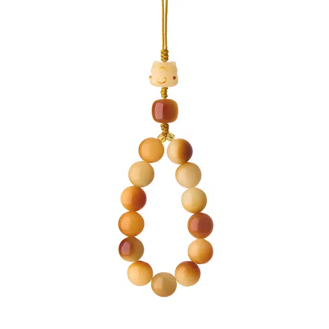 琳琯瑛 新中式国风招财猫 平安小众设计款 菩提根 书包挂饰 男女同款情侣款