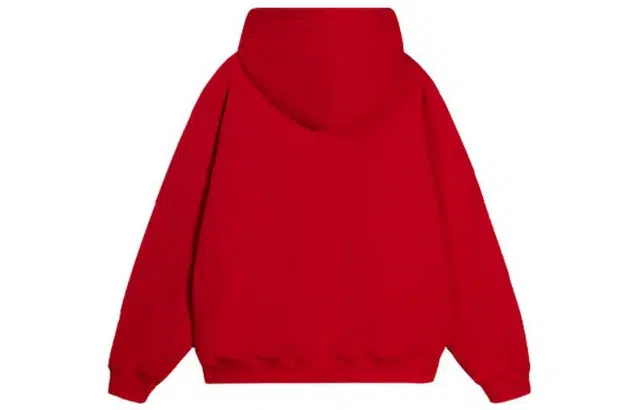 佐贝卡 字母数字连帽加绒宽松长袖卫衣 女款