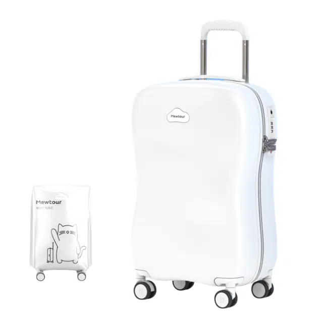 喵旅小蛮腰系列高颜值行李箱女拉杆箱渐变静音万向轮学生网红旅行箱结实耐用