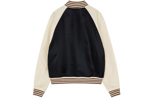 Marithe Francois Girbaud Colorblock Letterman Jacket