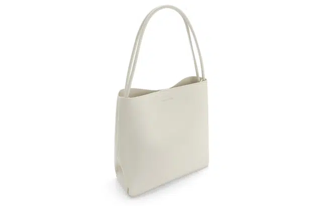 CHARLESKEITH PU Tote TaupeCream