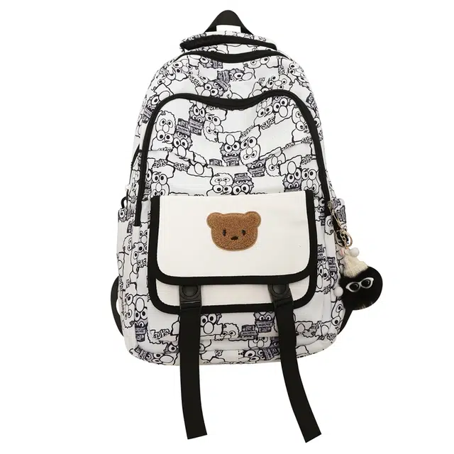 德力熊双肩包尼龙小熊大号大容量双肩背包情侣男女通用 多色