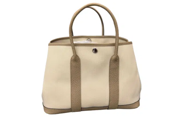 Hermes Garden Party 30 Cement Grey Malfa Beige