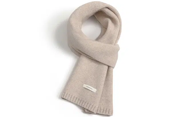 优幽兰 加厚护脖子防风防寒保暖 纯色 绒线围巾 男女同款情侣款